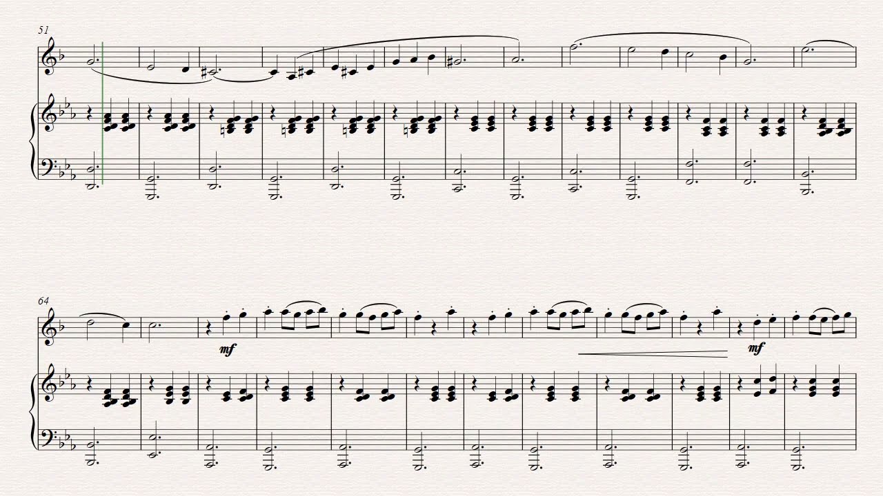 D. Shostakovich, Waltz no 2, Clarinet in Bb acompaniament