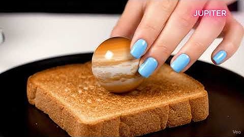 Planet Spread on Toast 🍞🌍 | AI ASMR – Oddly Satisfying & Relaxing