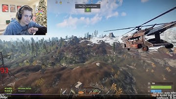 Dafrans veiw of Heli crash OTV rust server highlights