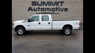 10381 2015 FORD F350 CREW LONGBOX SRW WHITE POWERSTROKE DIESEL WALK AROUND REVIEW SOLD! SUMMITAUTO