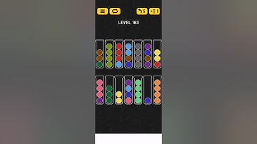 Ball sort puzzle. Level 163.