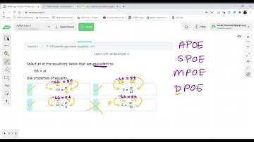 1.2A Alg1.H.5 Identify Equivalent Equations IXL