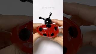 🐞무당벌레 말랑이 만들기_Ladybug Squishy DIY with Nano Tape #실리콘테이프