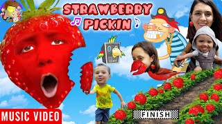 Strawberry Pickin'  Raptain Hook (Fields of Fun w FUNnel Family Challenge Animated Music Video)