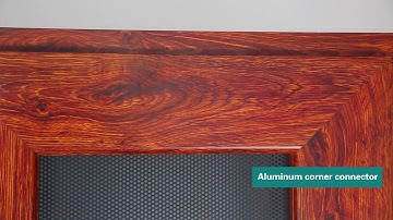 SSJ-0009 Casement window screen with security mesh