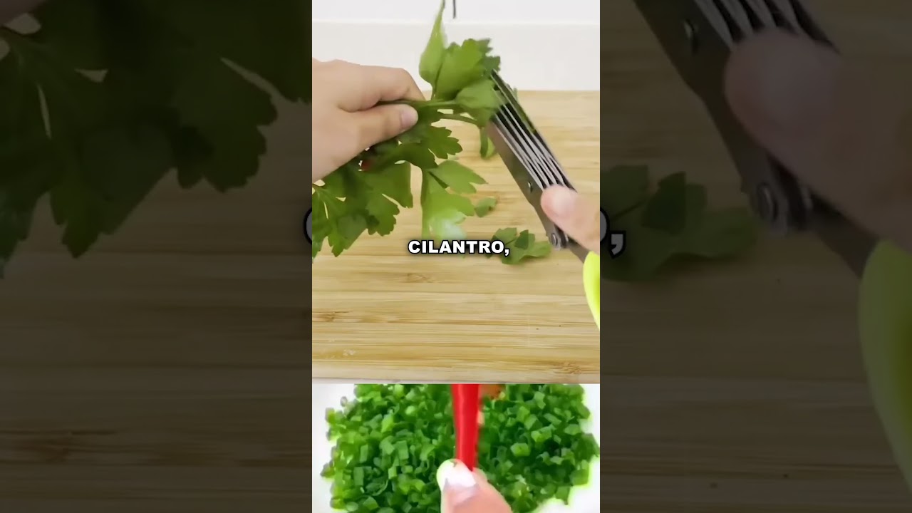 Easy Herb Chopping Scissor 