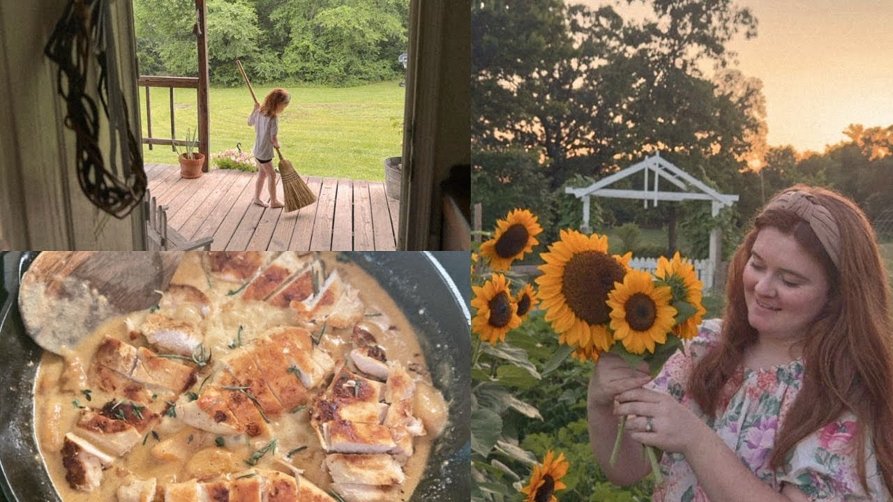 Garden Pickins, Sweet Cucumber Relish, Pickled Banana Peppers, Creamy Peach Chicken