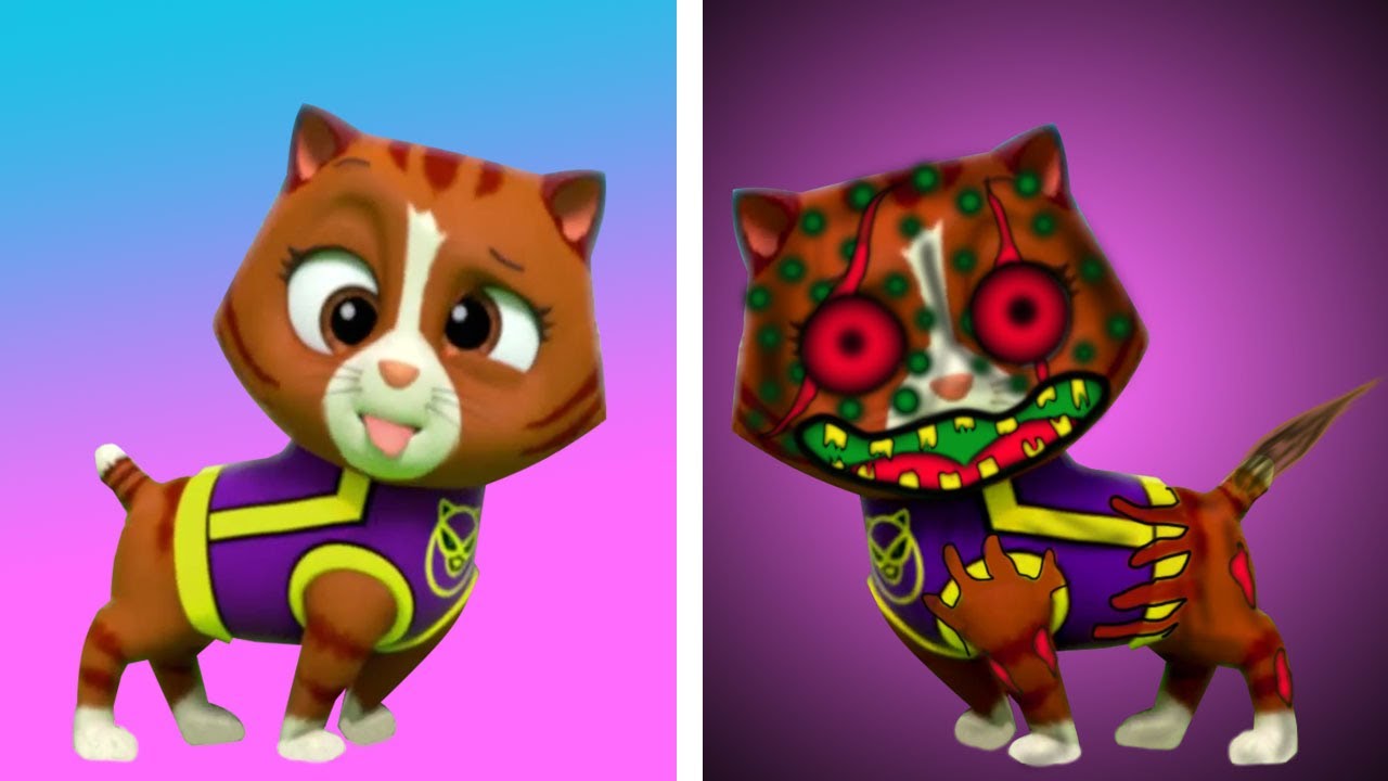 Paw PATROL CAT RUBBLE As HORROR VERSION YouTube