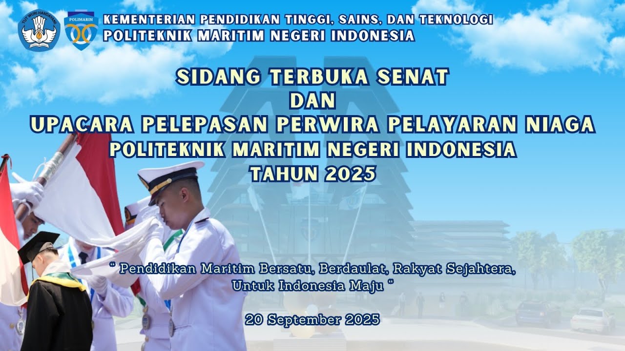 WISUDA KE- 11 DAN UPACARA PELEPASAN PERWIRA PELAYARAN NIAGA POLIMARIN TAHUN 2025