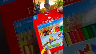 Faber castell colour pencil review ❤️ #fabercastell #pencilcolors #review #shortvideo #viral #art