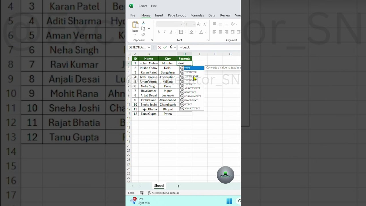 How To Use Text Join Formula In Excel Combine Multiple Cell Into One Quick Tip
