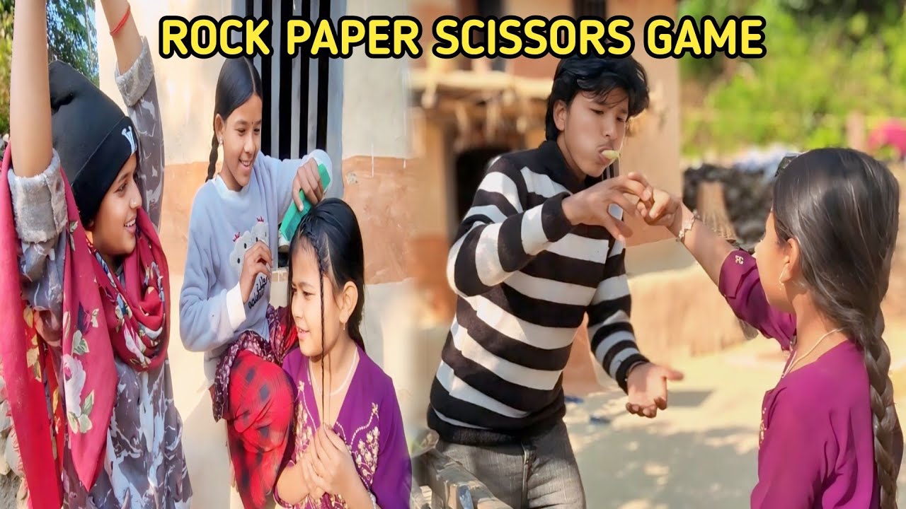 Rock Paper Scissors Game || Pahilo Patak Kheliyo Maja Aaune Rahecha🥰 ||