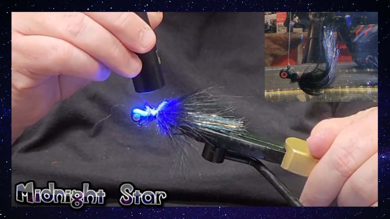 Midnight Star EASY TIE !! Bass fishing Jig