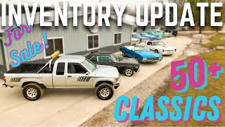 50+ Classic Cars for sale Muscle Car Lot Walk Around at Coyote Classics