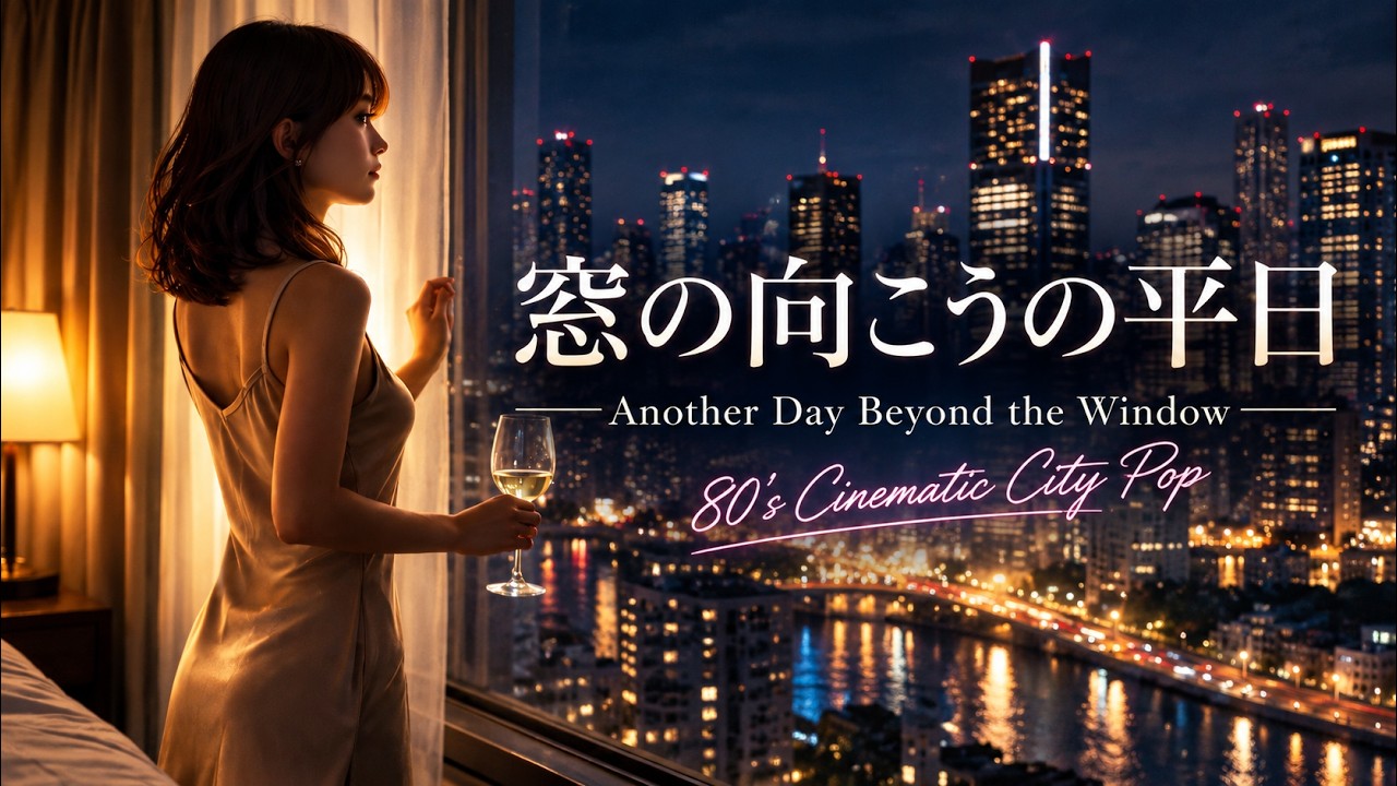 窓の向こうの平日 ― 明日を話さない夜|Another Day Beyond the Window|80's Cinematic City Pop | Full MV