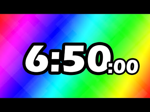 6 Minutes and 50 Second TIMER Countdown