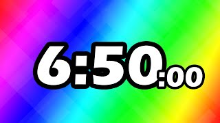 6 Minutes and 50 Second TIMER Countdown