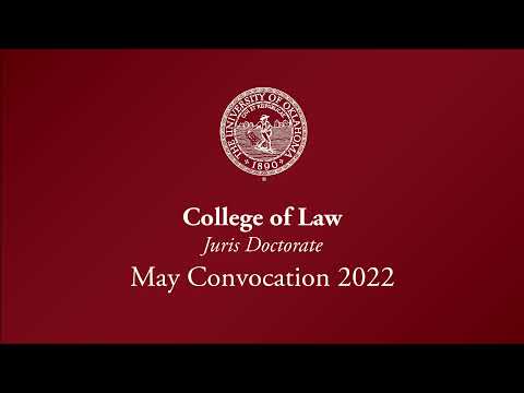 College of Law Master of Legal Studies Convocation | University of Oklahoma