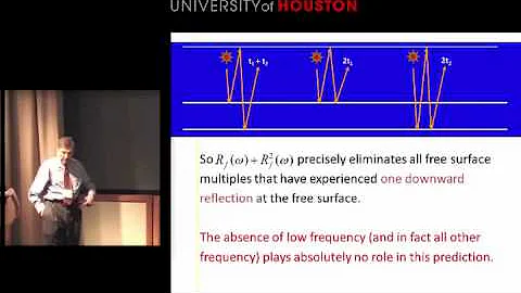 Arthur Weglein's Tutorial - Multiple attenuation: ...