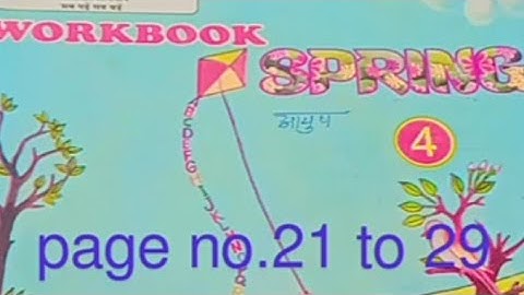 English Workbook spring class 4.