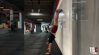 Wall walk & hold :  Gymnastics Programming