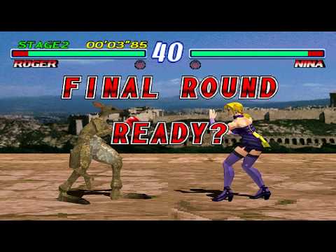 Tekken 2 - Roger Arcade Playthrough