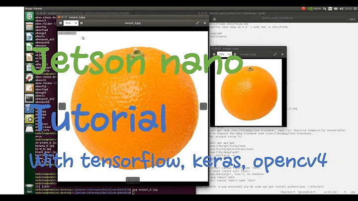 Getting started Jetson_nano With tensorflow, keras, opencv4