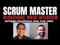 Behavioral Scrum Master Interview Questions and Answers|scrum master interview questions and answers