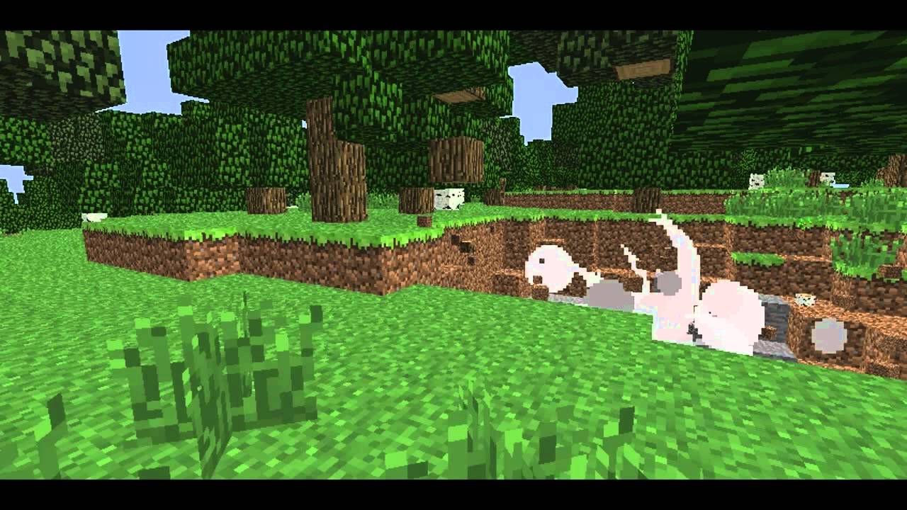 How not to cut down a tree - Minecraft - YouTube