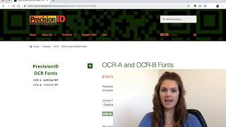 Installing Ocr A And Ocr B Fonts On Mac Precisionid