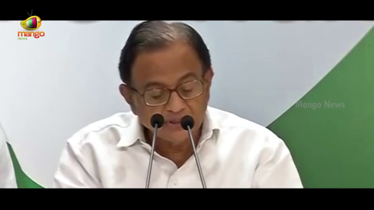 Chidambaram Welcomes PM Modi's Decision Of Banning Rs 500 And 1000 Notes | Mango News