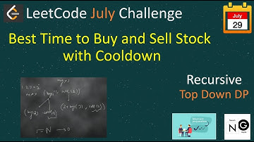 best time to buy and sell stock with cooldown leetcode | leetcode 309 | recursive top-down dp