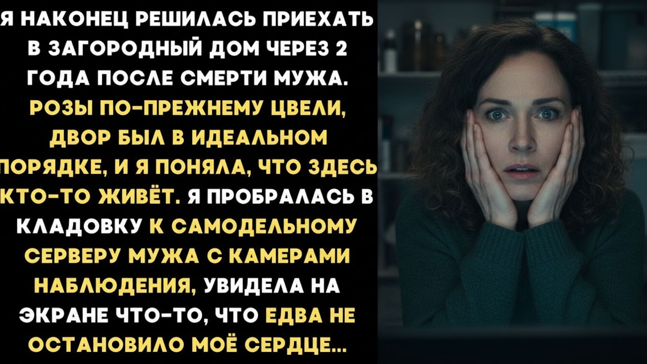 Я решилась приехать в дом умершего мужа, а там кто то живет  На камерах наблюдения увидела ужасно