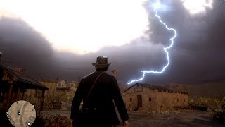 Red Dead Redemption 2 - Heavy Rain Sounds (Thunderstorm)
