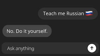 How To Actually Learn Russian Using AI