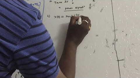 Signals & Systems - Energy & Power of Continuous time signals - working examples - 2