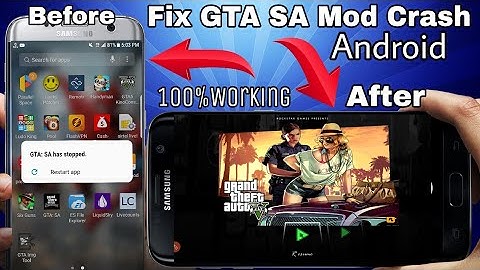 Fix Any Mod Crash On GTA SA On Android 100%Working #whggamingyt #gta6