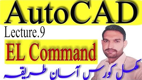 how to draw ellipse and ellipse arc in AutoCAD | AutoCAD Course part.9