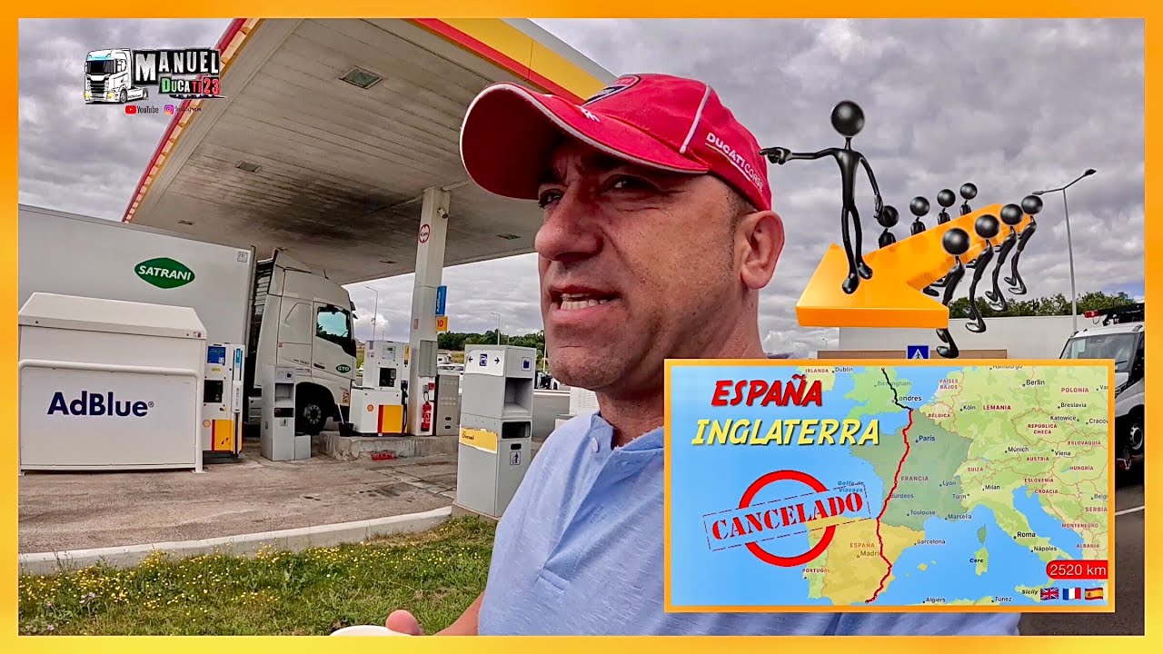 Viaje desde España a Inglaterra, cancelado y cambio de Maniobra