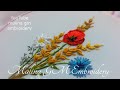 Bouquet of Wildflowers | very easy stitches |top embroidery