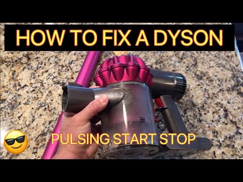 TO FIX A DYSON CORDLESS VACUUM - Fixing Start Pulsing Problem plus How to Super Clean It! - YouTube