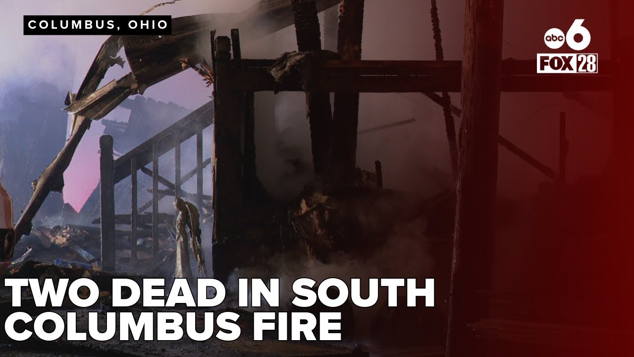 Two people are dead after a mobile home fire in South Columbus - YouTube