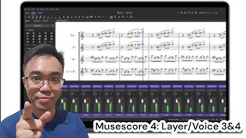 Musescore 4: How to Add 3rd & 4th Layer/Voice