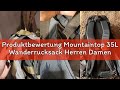 Produktbewertung Mountaintop 35L Wanderrucksack Herren Damen Reiserucksack Trekkingrucksack Outdoor
