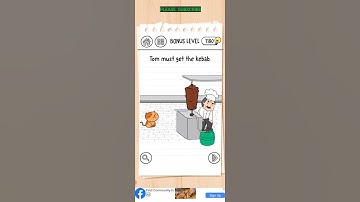 BRAIN TEST 3 BONUS LEVEL TOM MUST GET THE KEBAB WALK THROUGH WITH COMMENTARY