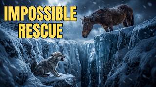 The Blind Wolf Cub in the Blizzard — An Old Horse’s Impossible Rescue That Changed Everything