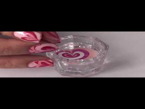 Heart Shaped Water Marble