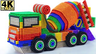 DIY - How To Make A Car, A Truck, Excavator, Bulldozer From Magnetic Balls (Satisfying) #008