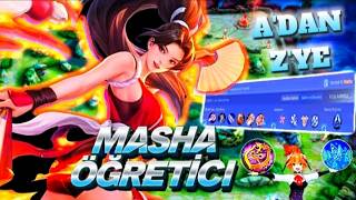 A'DAN Z'YE MASHA ÖĞRETİCİ BUİLD VE AMBLEM YÜKSEK LİG MAÇ / MOBİLE LEGENDS