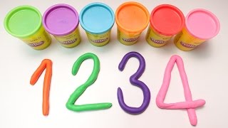 แป้งโดว์ ตัวเลข นับเลข 1-10 | Learn To Count with PLAY-DOH Numbers! By KidsMeSong